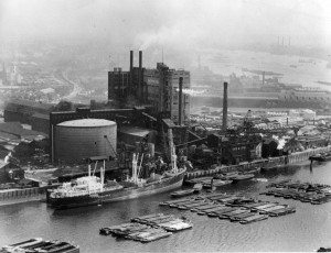 45. The Plaistow Wharf Refinery, c. 1950